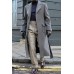 Men's Long Windbreaker Fashion Casual Jacket